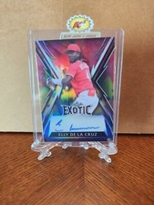 2023 Leaf Exotic Elly De La Cruz Autograph Parrot Auto Cincinnati! 2/8!