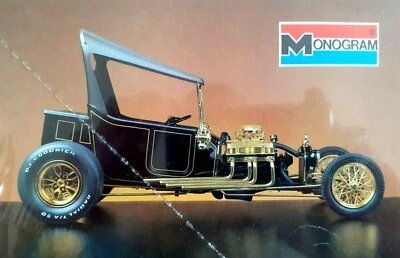 Golden "T" Street Rod  |  Monogram  |  scale 1:8  |  FACTORY SEALED  |  1985 - Image 1 of 4