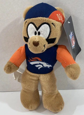 NFL Denver Broncos Bear 8" plush w/Tag 2008 Good Stuff Cover
