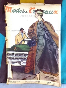 MAGAZINE MODES & TRAVAUX, N°637, JANVIER 1954 - Picture 1 of 9