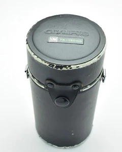 Genuine Black Olympus OM Zuiko Hard Lens Case 75-150mm (#T600) - Picture 1 of 4