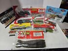 LOT OF TEN PACKS OF SOFT NEW FISHING BAITS, POPULAR BRANDS, CRAWS, TUBES, WORMS