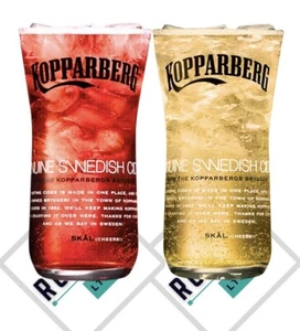 2 X Kopparberg Swedish Cider 500ml Glas Brand New Bar Gift Man Cave - Picture 1 of 2