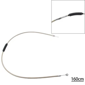 160CM Clutch Cable Steel For Harley Dyna FXDWG Softail Fatboy FLSTF Road Glide - Picture 1 of 7