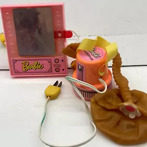 Vintage Barbie Action Beauty Scene Play Set #1016 Vanity Specchio e Asciugacapelli - Foto 1 di 7