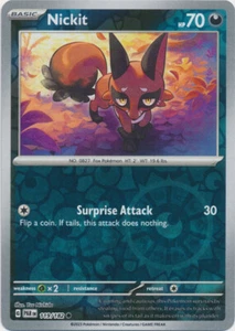 Pokemon SV04: Paradox Rift: Nickit - 119/182 - Reverse Holofoil - Picture 1 of 1