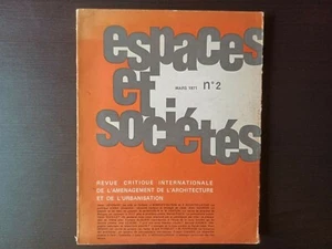 ESPACES ET SOCIETES n°2 LEFEBVRE RIBOULET FOURCADE + PARIS POSTER GUIDE - Imagen 1 de 4