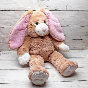 Build A Bear Bunny Rabbit Canela Remolino Peluche Orejas Cortadas Peluche Conejo - Imagen 1 de 16