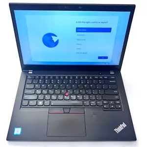 Lenovo ThinkPad T480s (14") Core i7-8650U, 16GB RAM, 512GB SSD, Windows 11 Pro - Picture 1 of 5