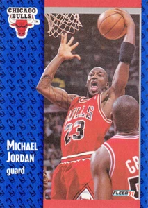 1990-91 Fleer Original Basketball Michael Jordan Chicago Bulls Guard Card #29 - Bild 1 von 4