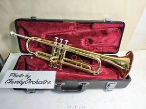YTR-2310 YAMAHA Trumpet with hard case Lacquer peeling Rust Used Playable #2067 - Picture 1 of 19