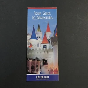 1990s Vintage Excalibur Casino Hotel Brochure Pamphlet Las Vegas Nevada - Picture 1 of 5