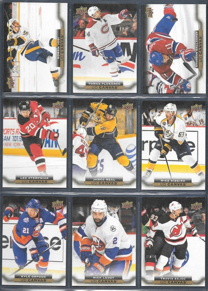 2015-16 UD Upper Deck Canvas "Choose your Card" (NMMT-MINT) Series 2 (C166-C210) - Image 1 of 1