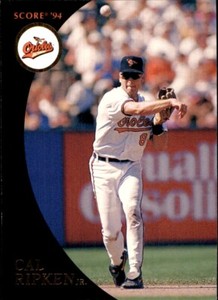 1994 Score Burger King GOLD #2 Cal Ripken Jr BALTIMORE ORIOLES