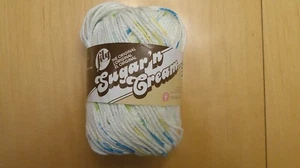 Lily Sugar'n Cream Cotton Yarn Two  2.5 oz. skeins Ecru color NEW - Picture 1 of 3