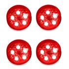 Red LED Car Door Opened Signal Light for Safety 4 Pcs (Universal Fitment)