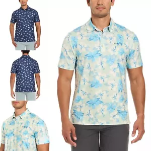Hurley Performance Polo Kurzarm Hemd mit Kragen Oberteil UPF 50+ bedruckt Herren M - Bild 1 von 13