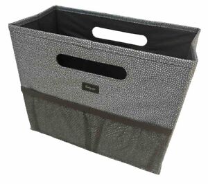 Thirty-One Fold N File Grey Pin Dots Utility Organizer HTF Discontinued/Retired!