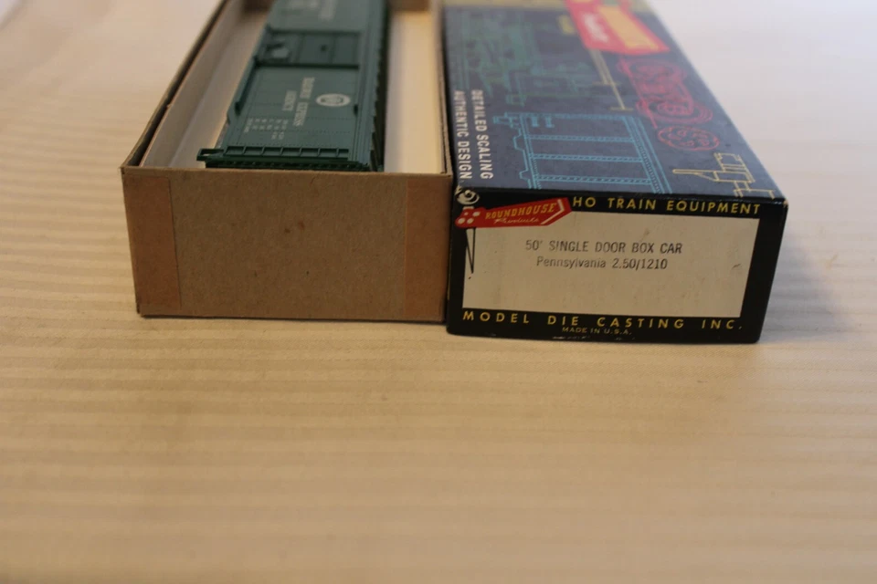 Roundhouse HO Scale 50' Pennsylvania 100485 Railway Express Agency Kit #1210