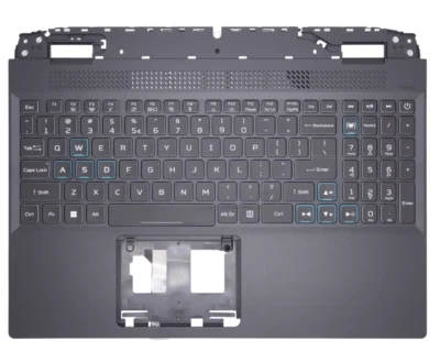 Reposamanos para Acer Nitro 5 AN515-58 AN515-46 N22C1 con teclado retroiluminado y teclas azules Foto 1 de 4