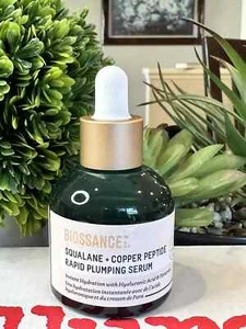 Biossance Squalane + Copper Peptide Rapid Plumping Serum - 30 Ml Travel Size. - Picture 1 of 4
