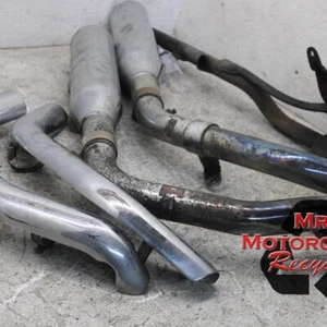 04-08 HARLEY SPORTSTER CUSTOM 883 XL883 OEM SILENCIADOR ESCAPE COMPLETO L15 - Imagen 1 de 7
