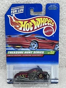 Vintage Rare Super VHTF 1998 Hot Wheels Treasure Hunt Series Scorchin Scooter - Picture 1 of 6