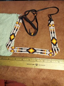 Handmade Beaded Hatband, - Picture 1 of 7