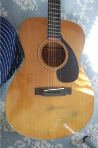 YAMAHA FG-110 Red Label Acoustic guitar Japan vintage '70s Made Used from Japan - Picture 1 of 7