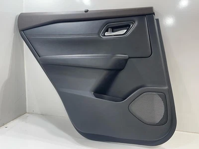 Fits 21 22 23 NISSAN ROGUE SL Rear LH Driver Door Trim Panel w Sunshade OEM - Image 1 of 4