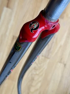 QA 700c Road Fork Reynolds 531 w/ 1″ Threaded Steerer Lugged Steel Chromed - Picture 1 of 11