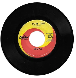 People I Love You Capitol 45 1968 Psych Rock - Picture 1 of 2
