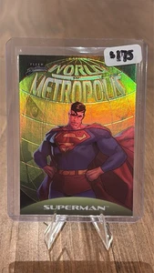 2025 Fleer Brilliants Superman World Of Metropolis SUPERMAN Kryptonian Green SSP - Picture 1 of 6