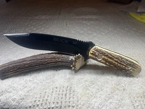 Buck 620 E Reaper fixed blade knife Rosewood handle nylon sheath - Picture 1 of 4