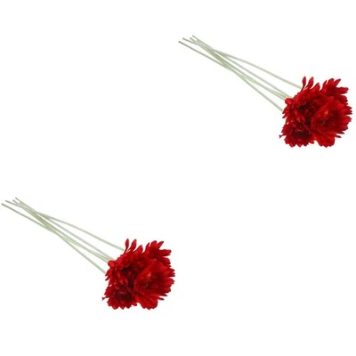  2 Count Kunstblume Blumen Kunstblumen Deko Künstliche Blumenarrangement - Bild 1 von 4