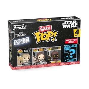 Funko Bitty POP! Star Wars - Luke Skywalker™, Obi-Wan Kenobi™, Jawa™ and A Surpr - Picture 1 of 5