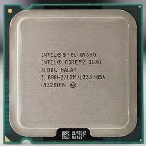 Intel Core 2 Quad Q9650 LGA775 CPU Processor 3GHz 12BM/1333Mhz Quad Core - Picture 1 of 2