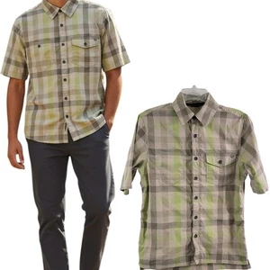 Woolrich Men’s Modern Short Sleeve Plaid Button Down Shirt – Size Small - Picture 1 of 11