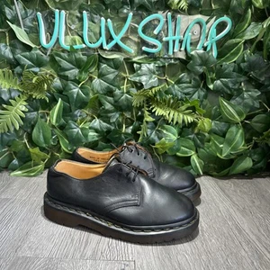 Dr Martens Vintage 1461 Made In England Black Color Mens US 4 UK 3 Womens US 5 - Picture 1 of 11