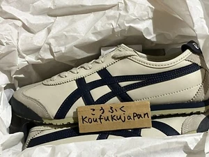 Onitsuka Tiger MEXICO 66 BIRCH/PEACOAT 1183C102 200 US 4-14 Sneakers Unisex - Picture 1 of 11