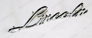 1949 Lincoln Fender Nameplate Script NEW 8H16724-B Above "Cosmopolitan" Script - Picture 1 of 1