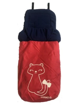 Cosatto Universal 2 in 1 Fußsack und Einlage im Laufsteg mit Handtasche waschbar