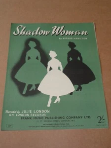 Julie London - Shadow Woman sheet music - Picture 1 of 1