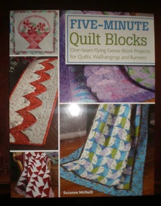Five-Minute Quilt Blocks : One-Seam Flying Geese Block Projects for Quilts,... - Picture 1 of 1
