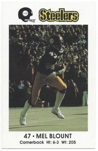 1982 Pittsburgh Steelers Police Mel Blount #47 Kiwanis Club Coca-Cola - Bild 1 von 2