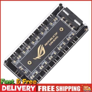 RGB Fan Hub ARGB Cable Splitter Hub Adapter Computer Accessory (Large 4PIN) - Afbeelding 1 van 10