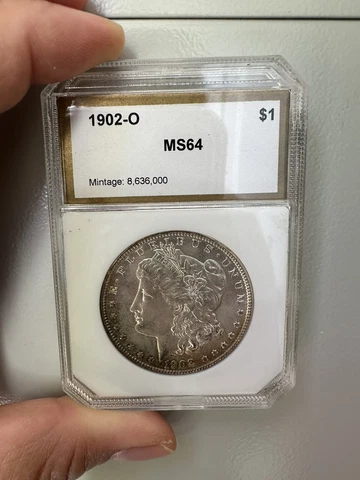 US Morgan Silver Dollar Coin 1902 - O Cover