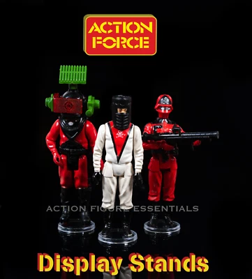 PALITOY, KENNER, HASBRO Action Force Figure Stands Display Base Holder Diorama Palitoy Vintage x20