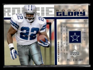 2002 UD Piece of History #RG-3 Emmitt Smith Rookie Glory - Picture 1 of 2