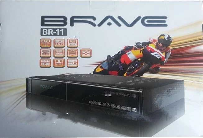 Brave BR-11 Satellite Reciever FREE TO AIR HD (EU POWER SUPPLY 2PIN) - Image 1 of 1